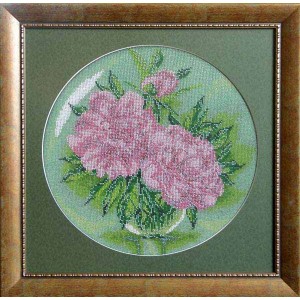 КВ-06 Піони. Схема для вишивки бісером