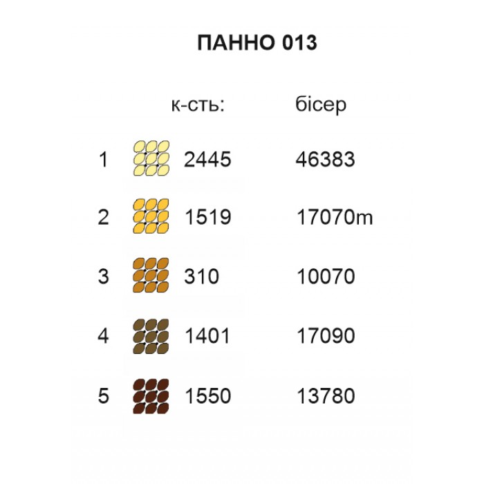 Панно-013 "Таємниця" для вишивки бісером