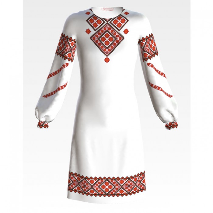 Заготовка дитячого плаття на 9-12 років "Світанок" для вишивки бісером (ПД037кБ40нн)