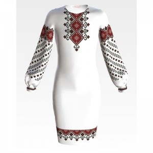 Заготовка дитячого плаття на 9-12 років "На долю" для вишивки бісером (ПД067кБ40нн)