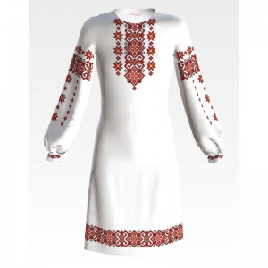 Заготовка дитячого плаття на 9-12 років "Елегантність" для вишивки бісером (ПД072кБ40нн)