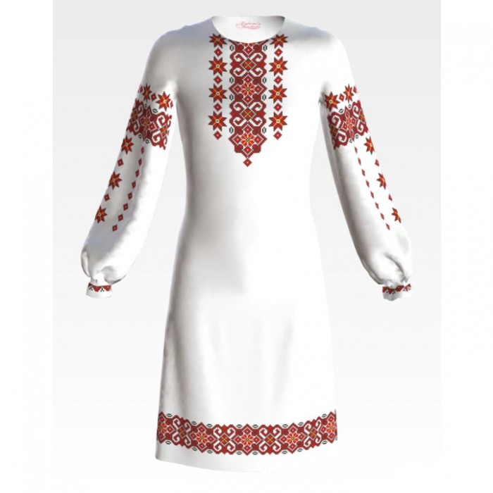 Заготовка дитячого плаття на 9-12 років "Елегантність" для вишивки бісером (ПД072кБ40нн)