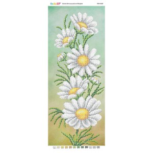 ПМ-4102 "Ромашки" (частк. вишивка). Схема для вишивки бісером