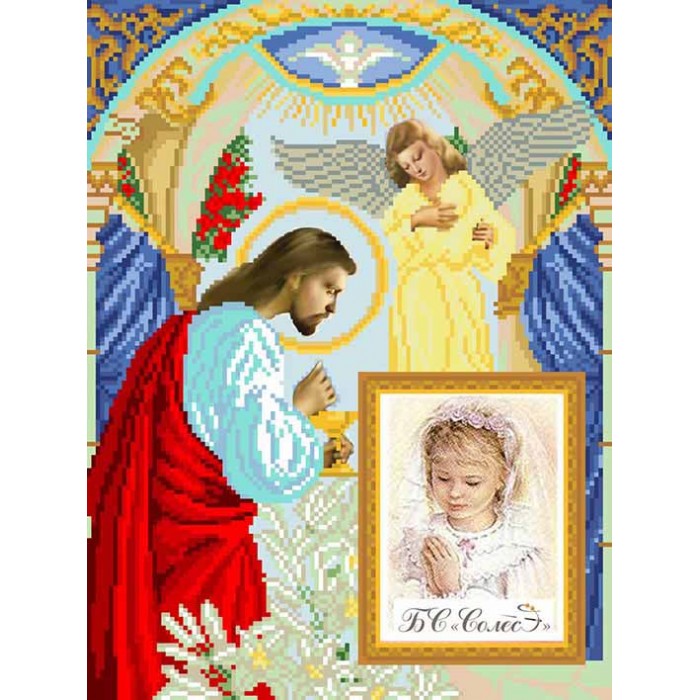 ППД Перше причастя (дівчинці). Схема для вишивки бісером