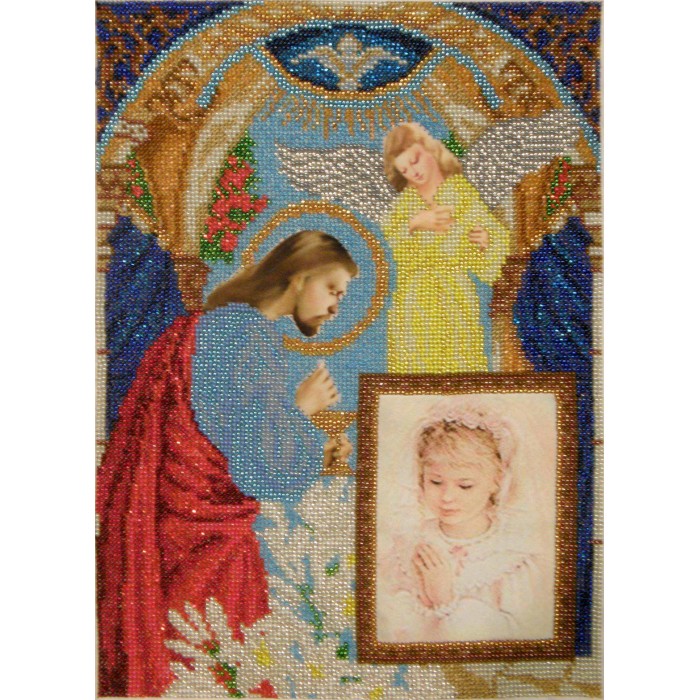 ППД Перше причастя (дівчинці). Схема для вишивки бісером