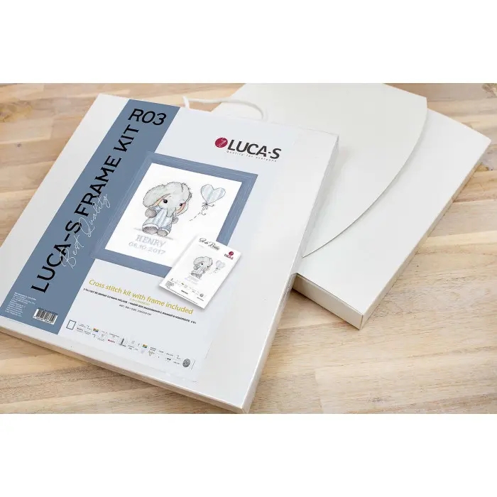 R03 Метрика. Luca-S. Набір для вишивання хрестиком з рамкою