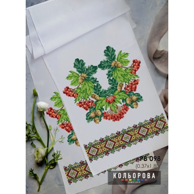 Рушник на ікону (весільний) РВ-098. Для вишивки бісером або нитками