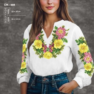 Жіноча сорочка СЖ-008. Заготовка під вишивку