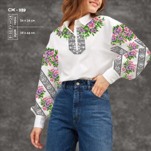 Сорочка жіноча СЖ-239. Заготовка під вишивку