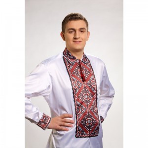 Заготовка чоловічої вишиванки "Поділля" для вишивки бісером (СЧ010кБнннн)