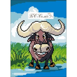 ТВ-02 Буйвіл Схема для вишивки бісером