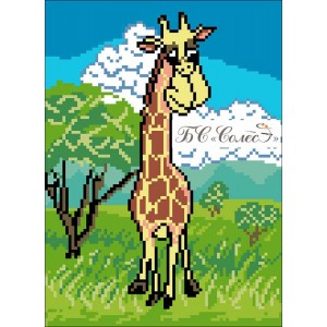ТВ-04 Жирафа. Схема для вишивки бісером