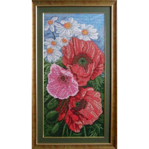 Тр-01 Маки-1. Схема для вишивки бісером