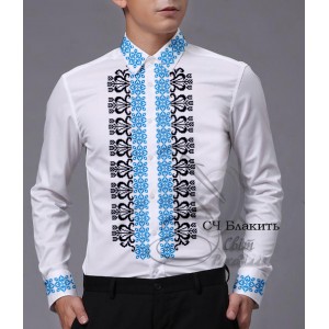 Заготовка на чоловічу сорочку "Блакить"