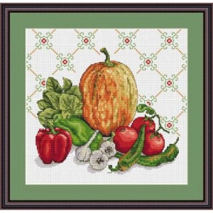 К-07 Натюрморт d'оранж. Мережка. Набір для вишивки хрестиком на Aida 14