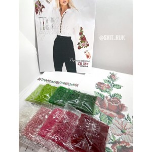 СЖ 334(ч) (СвР). Заготовка жіночої сорочки для вишивки