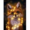 Алмазна мозаїка 30x40 "Лисичка з вогниками" ST479