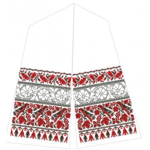 Весільний Рушник СВРг-35. Схема для вишивки бісером