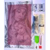 Алмазна мозаїка 30х50 Ікона "Богородиця з Ісусом" сіра TP901