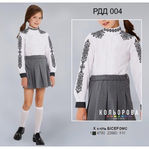 Сорочка комбінована для дівчинки (5-10 років) РДД-004. Заготовка під вишивку