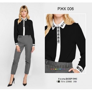 Жіноча комбінована сорочка РЖК-006. Заготовка під вишивку