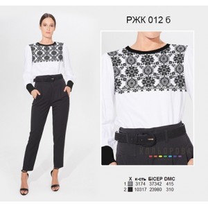 Жіноча комбінована сорочка РЖК-012Б. Заготовка під вишивку