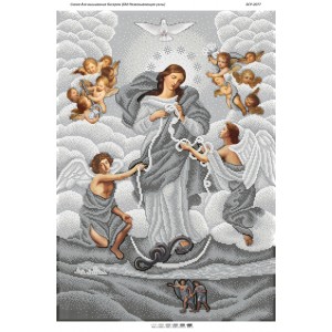 БСР-2077 БМ Розв'язуюча вузли (срібло). Схема для вишивки бісером