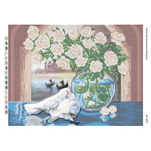 БС-3053 Вікно у Венецію. Схема для вишивки бісером