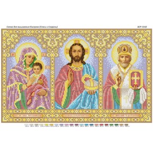 БСР-3142 Триптих. Схема для вишивки бісером