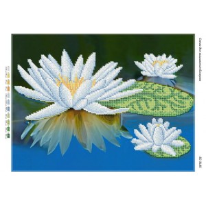 БС-3185 Лілії. Схема для вишивки бісером