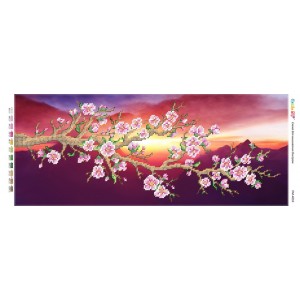 ПМ-4059 "Гілка сакури". Схема для вишивки бісером