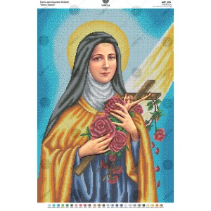 Схема для вишивки бісером Тереза Мартен «Свята Тереза від немовляти Ісуса» (А2Р-015)