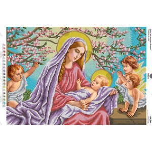 Схема для вишивки бісером "Мадонна в саду" (А2Р-024)