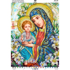 Схема для вишивки бісером за мотивами ікони О.Охапкіна «Благовіщення» (А3Р-018)