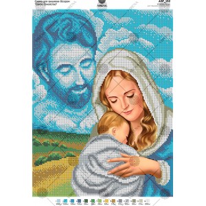 Схема для вишивки бісером "Святе Сімейство" (А3Р-152)