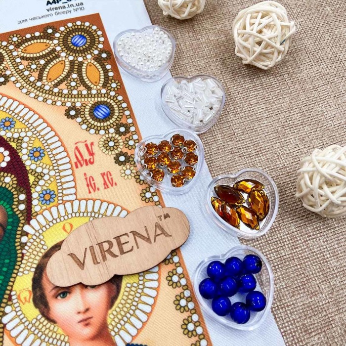 Схема для вишивки бісером "Богоматір Казанська" (А4Р-641)