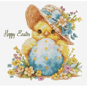 B1422 Щасливе курча. Luca-S. Набір для вишивки хрестиком