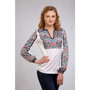 Заготовка жіночої вишиванки "Борщівська сучасна" для вишивки бісером (БЖ089кБнннн)