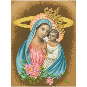 БЯЦ-СК Яблуневий цвіт (60х80, коричневий) Схема для вишивки бісером