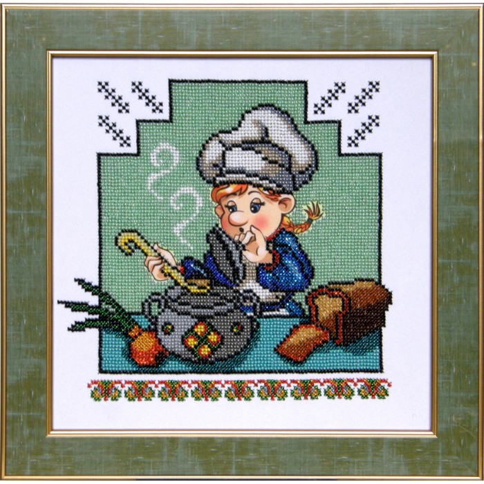 ВК-08 Весела кухня. Схема для вишивки бісером