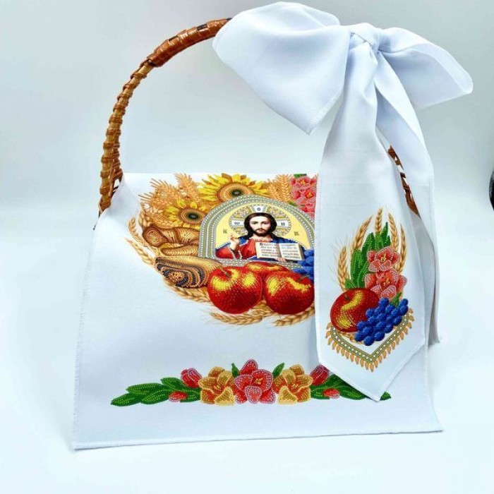 Рушник Спасівський великий на кошик РКВ-094 (РКВ-094)