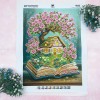А3Н-571 Весна - книжка і будиночок. Схема для вишивки бісером