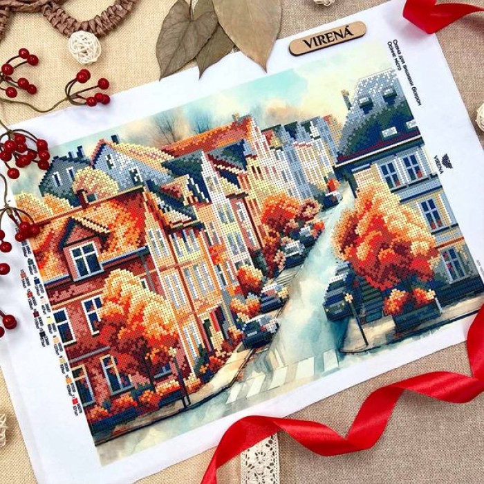 Схема для вишивки "Осіннє місто" А3Н-558 (А3Н-558)