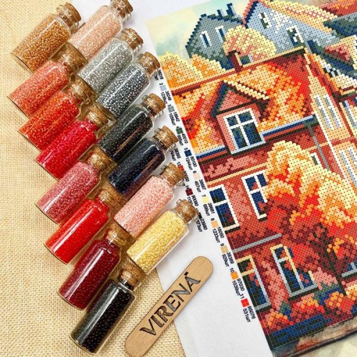 Схема для вишивки "Осіннє місто" А3Н-558 (А3Н-558)