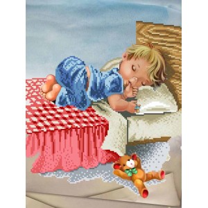 СД-09 Солодкий сон (син) Схема для вишивки бісером