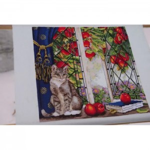 К-89 Рання осінь. Мережка. Набір для вишивки хрестиком на Aida 16