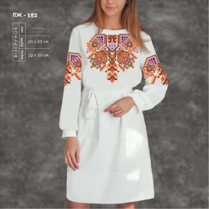 Плаття жіноче з рукавами ПЖ-152. Заготовка під вишивку