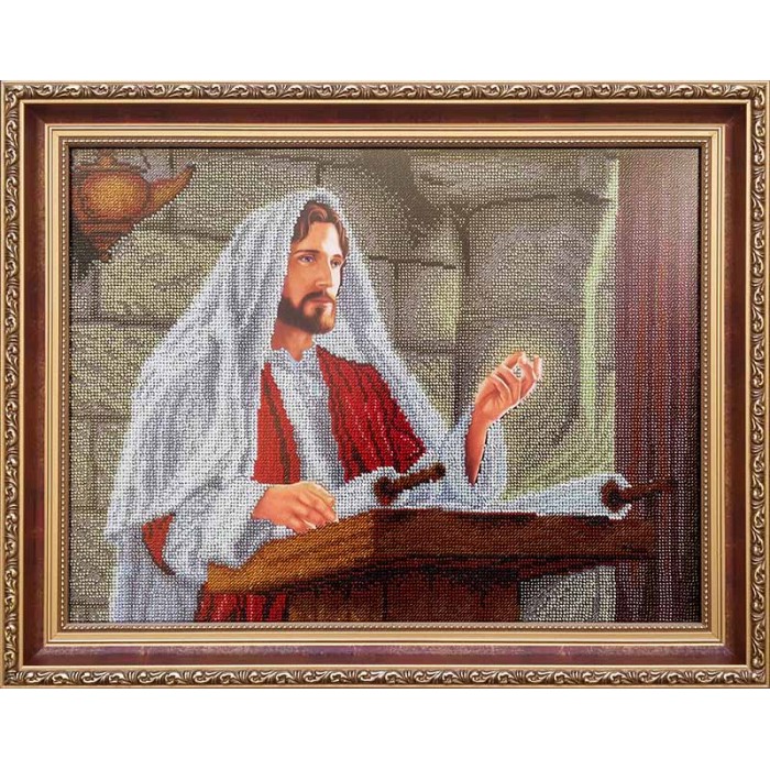 ПІ Проповідь Ісуса. Схема для вишивки бісером