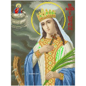 СМК-В Свята мучениця Катерина (велика). Схема для вишивки бісером