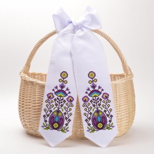 Схема Великодній бант для вишивки бісером і нитками на тканині (ТР-815)